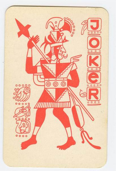 Cărţi de joc cu motive mayaşe din Uniunea Sovietică