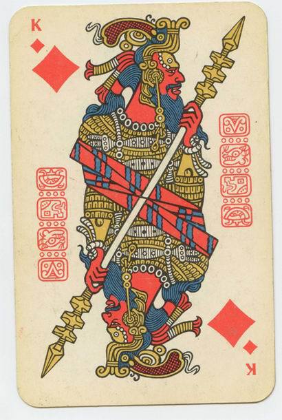 Cărţi de joc cu motive mayaşe din Uniunea Sovietică