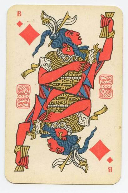 Cărţi de joc cu motive mayaşe din Uniunea Sovietică