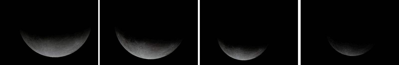 Eclipsa Parţială de Lună din 16 iulie 2019, în imagini